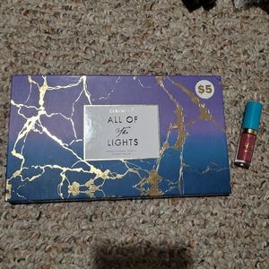 Colorco All Of The Lights Eyeshadow Palette & Tarte H2O Lipgloss Bundle